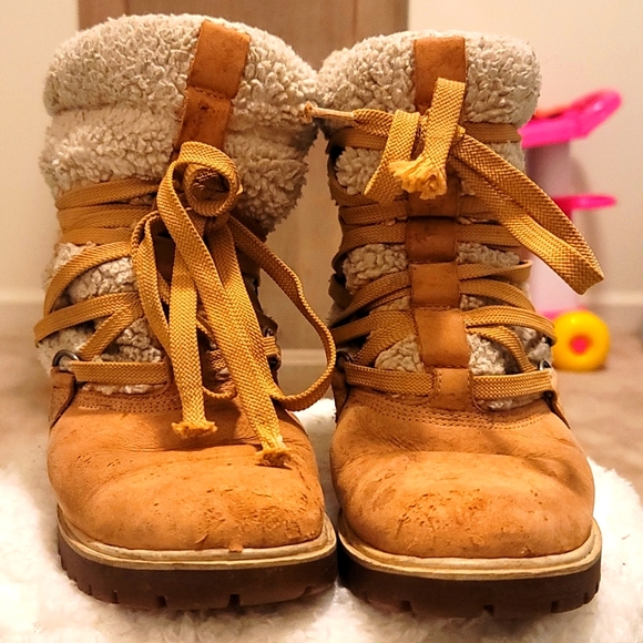 Timberland Boots woman's Sz 7.5 - Picture 4 of 7